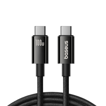 Cavo Tungsteno Gold USB-C 100W 4K 20 GB / S 60Hz Cable 1.5m - Nero
