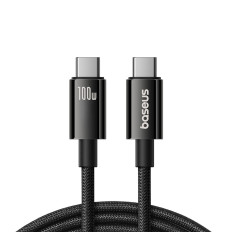 Kabeļu volframa zelta USB-C 100W 4K 20GB / s 60Hz kabelis 1.5m - melns