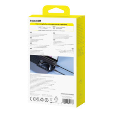 Kabeļu volframa zelta USB-C 100W 4K 20GB / s 60Hz kabelis 1.5m - melns