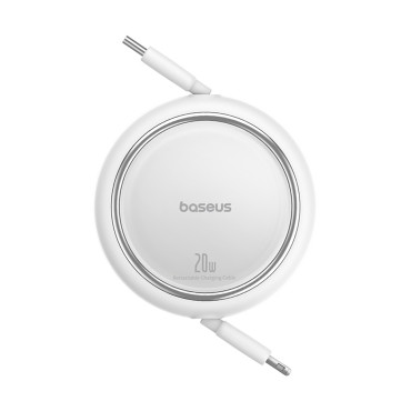 Kabelio freeaming cable free2Pull USB-C - "iPhone" žaibas 20W 1m - balta