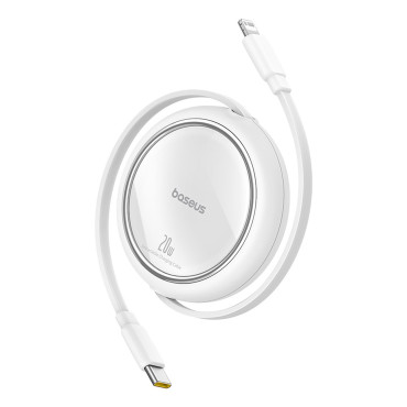 Kabelio freeaming cable free2Pull USB-C - "iPhone" žaibas 20W 1m - balta