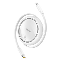 Kabelio freeaming cable free2Pull USB-C - "iPhone" žaibas 20W 1m - balta