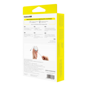 Kabelio freeaming cable free2Pull USB-C - "iPhone" žaibas 20W 1m - balta