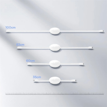 Kabel FREEAMING KABEL FREE2PULL USB-C - iPhone Lightning 20W 1M - White
