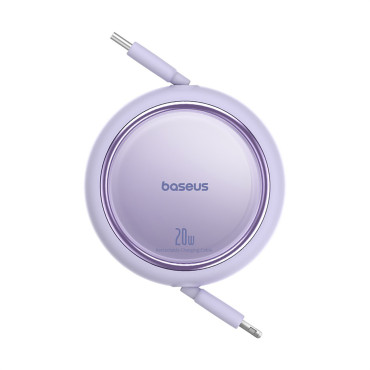 Cable FreeFront Cable Free2Pull USB-C - iPhone Lightning 20W 1m - violeta
