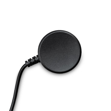 Indukčný nakladač pre Samsung Galaxy Watch s USB-A magnetický klip - čierny
