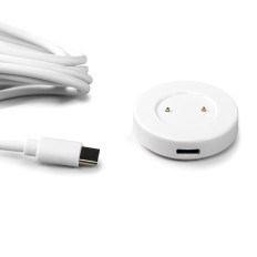 Induktionsladdare för SmartWatchy Huawei Magnetisk USB-A 1M - Vit