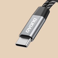 2v1 adaptér Adaptér USB-C Distributor pro napájení a sluchátka - šedá