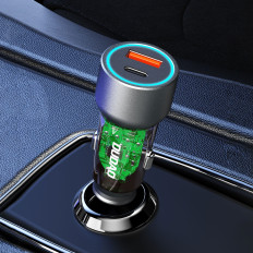 R4T 30W USB-A USB-C car charger - gray