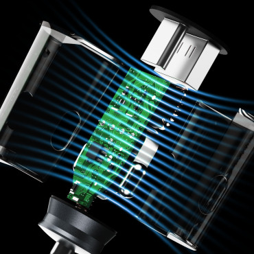 R4T 30W USB-A USB-C billaddare - Grå