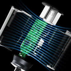 R4T 30W USB-A USB-C automašīnas lādētājs - pelēks
