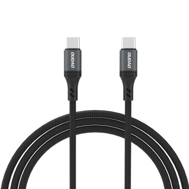 Kabeļu kabelis ar L3CC USB-C pīt - USB-C 60W 1.2m - melns
