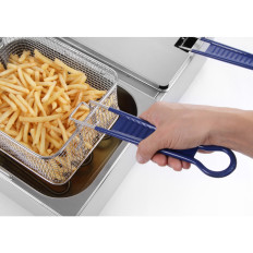 Fryer Διπλού Μπλε Γραμμή 230V 2X3300W 2X6L