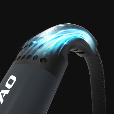 Kabel kabel s L3CC USB-C pletenicom - USB-C 60W 1.2m - crno