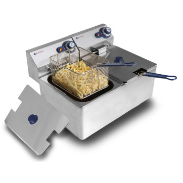 Linha azul dupla fritadeira 230v 2x3300w 2x6l