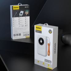 Powerbank K21Pro Mini 20000MAH 22.5W - valkoinen