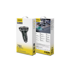 R78 78W USB-C PD / 2xUSB-A-Autoladegerät - Schwarz