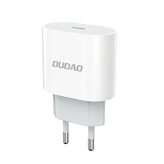 Un piccolo caricatore di rete USB-C A14eu PD 20W - Bianco