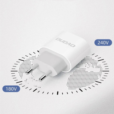 En liten A14EU PD 20W USB-C Nätverksladdare - Vit