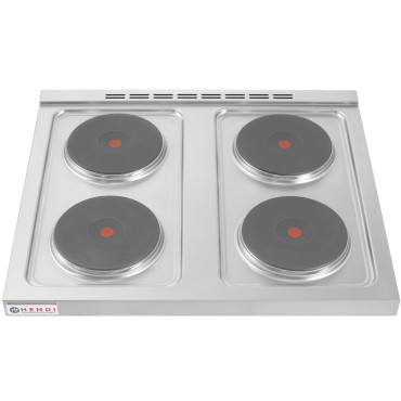 Cozinha elétrica autônoma baseada em aço 4 x 2.6kw de largura 80cm Cozinha elétrica autônoma baseada em aço 4 x 2.6kw de largura 80cm