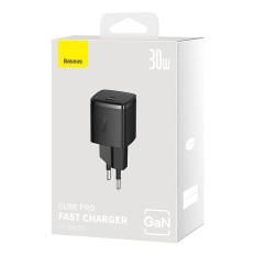 CUBE PRO 30W USB-C Nätverksladdare - Svart