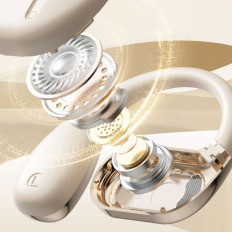 Bluetooth U17Max UWS USB-C Business Earphone - Hvit