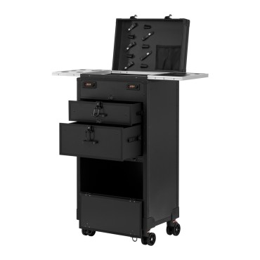 Asistente Móvil para Peluquero GABBIANO V21 Negro — vista frontal