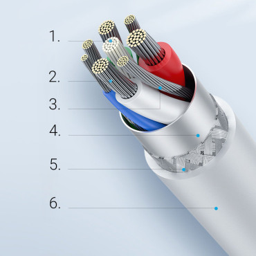 Kabel MFI Cable USB-C - IPhone Lightning 20W 3A 0.25m - bílý