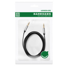 Av'he9 mini ligzda kabelis kabelis 3.5mm 5m - melns