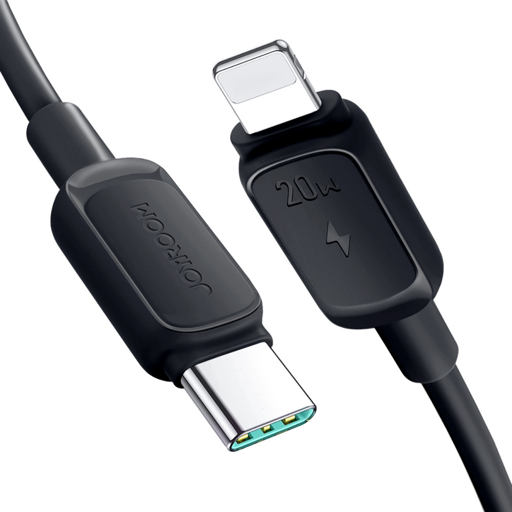 Kabel-Multi-Color-Serie A14 A14 USB-C - iPhone-Blitz 20W 1,2 M - Schwarz
