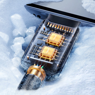Kaapeli monivärinen sarja A14 A14 USB-C - iPhone Lightning 20W 1,2 m - musta