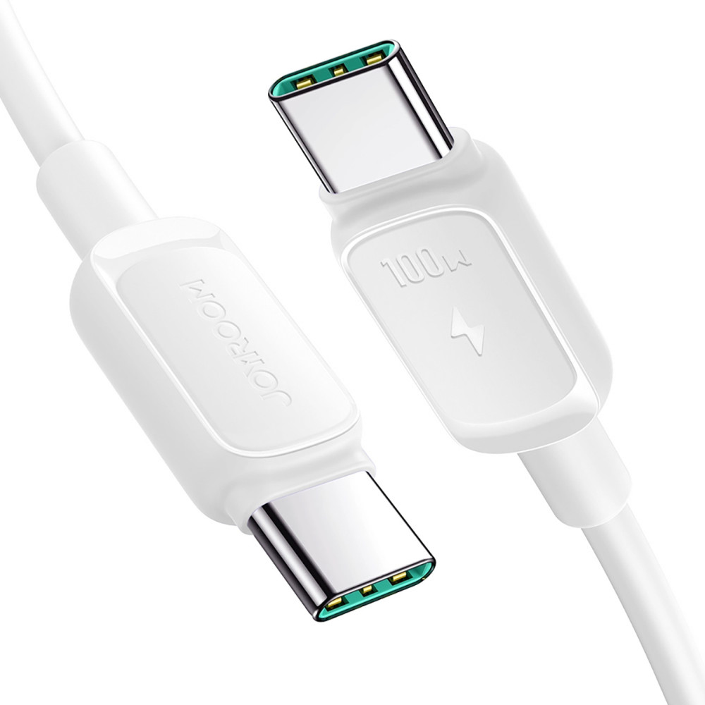 Kabeļu multi-krāsu sērija A14 vads USB-C - USB-C 100W 1.2 m - balts