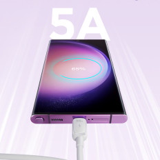 Kabeļu multi-krāsu sērija A14 vads USB-C - USB-C 100W 1.2 m - balts
