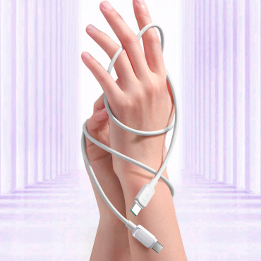 Kabel Multi-Color Serie A14 Cord USB-C - USB-C 100W 1.2 M - Hvid