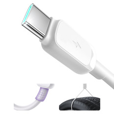 Serija s više boja A14 USB-A - USB-C 3A 1,2 m - bijelo