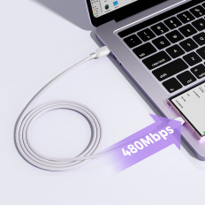 Kaabel Multi-Värv Series A14 USB-A - USB-C 3A 1,2 m - valge