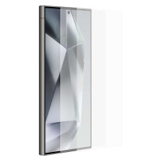 2x Samsung protective film on the Galaxy S24 Ultra screen