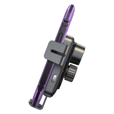 Electric handle with a 15W induction loader for a dashboard - black