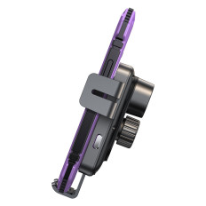 Electric handle with a 15W induction loader for a dashboard - black