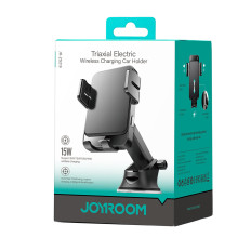 Alça elétrica com um carregador de indução 15W para um painel - preto