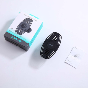 Λαβή από καουτσούκ στο τηλέφωνο στο τιμόνι για μοτοσικλέτα σύσφιξης ποδηλάτου - Μαύρο