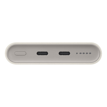Powerbank induttivo Samsung 10000mAh 2x USB-C 25W SFC - beige
