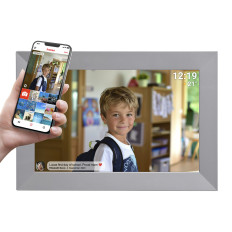 Digital ramme 10.1 '' 16GB microSD WiFi Frame PFF-1026GR - grå