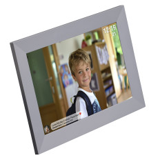 Frame digital 10.1 '' 16GB MicroSD WiFi Frio PFF-1026gr - Cinza