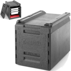 Thermo-isolerande behållare termos för transport av mat PP GN1 / 1 66L