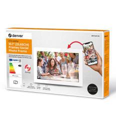 Digital Frame 10.1 '' 16GB microSD Wi-Fi microUSB FRAMULO PFF-1037W - Branco