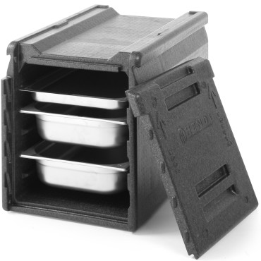 Termos térmicos de recipiente termo-isolante para transportar alimentos PP GN1 / 1 66L