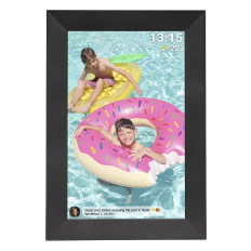 Digital Frame 10.1 '' 16 GB MicroSD WIFI Frameo PFF-1024B - Zwart