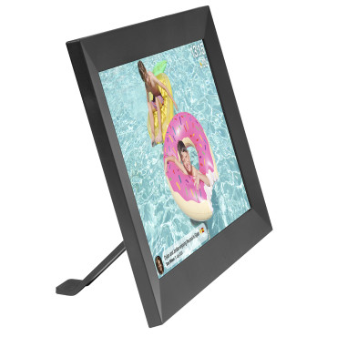 Digital Frame 10.1 '' 16GB MicroSD WiFi Frio PFF-1024B - Preto