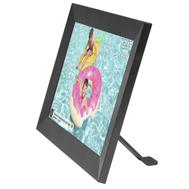 Digital Frame 10.1 '' 16GB MicroSD WiFi Frio PFF-1024B - Preto